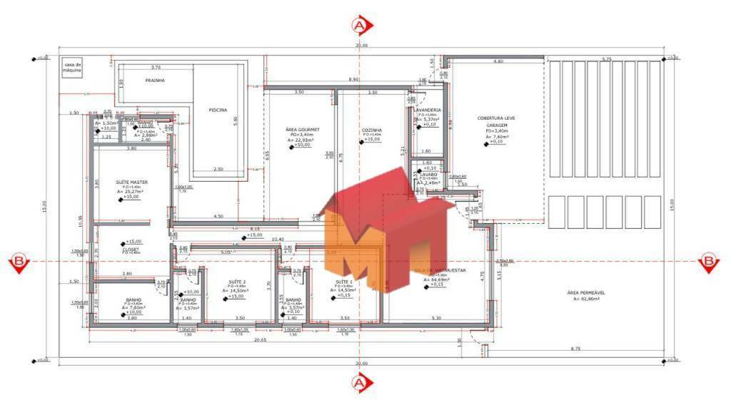 Casa de Condomínio à venda com 3 quartos, 220m² - Foto 2