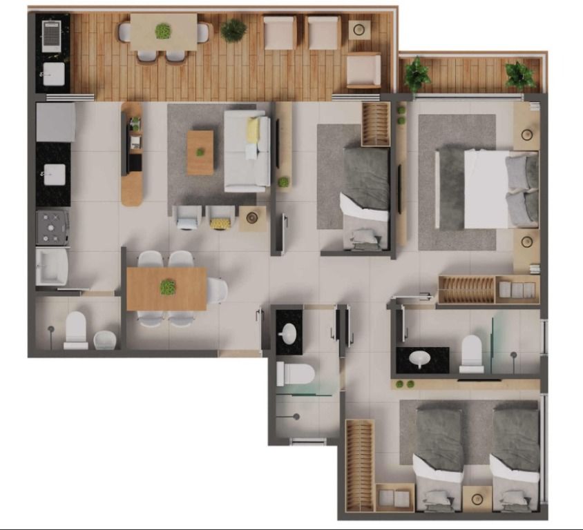 Apartamento à venda com 3 quartos, 150m² - Foto 20