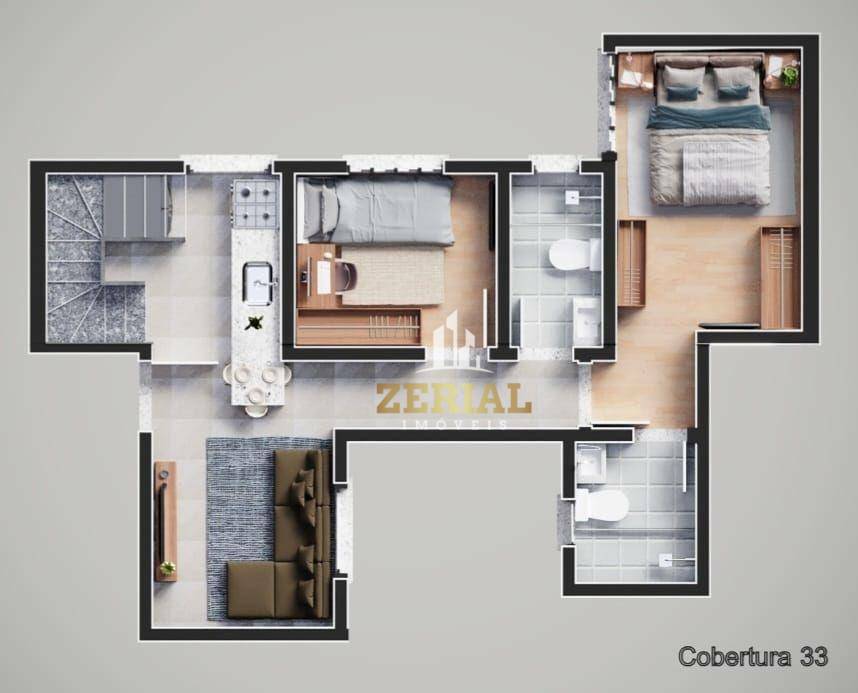 Cobertura à venda com 2 quartos, 87m² - Foto 8