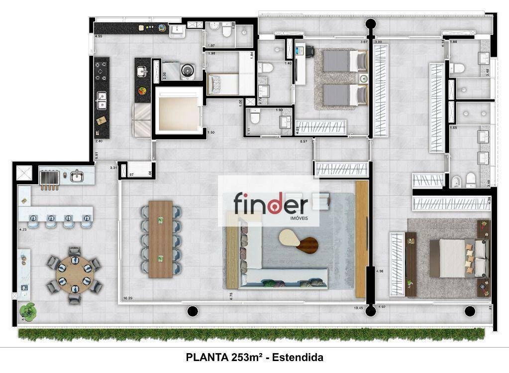 Apartamento à venda com 3 quartos, 252m² - Foto 17