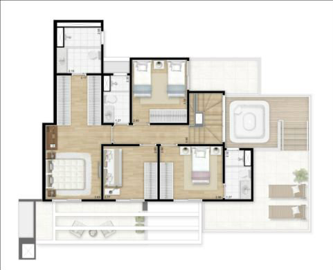 Apartamento à venda com 3 quartos, 181m² - Foto 9