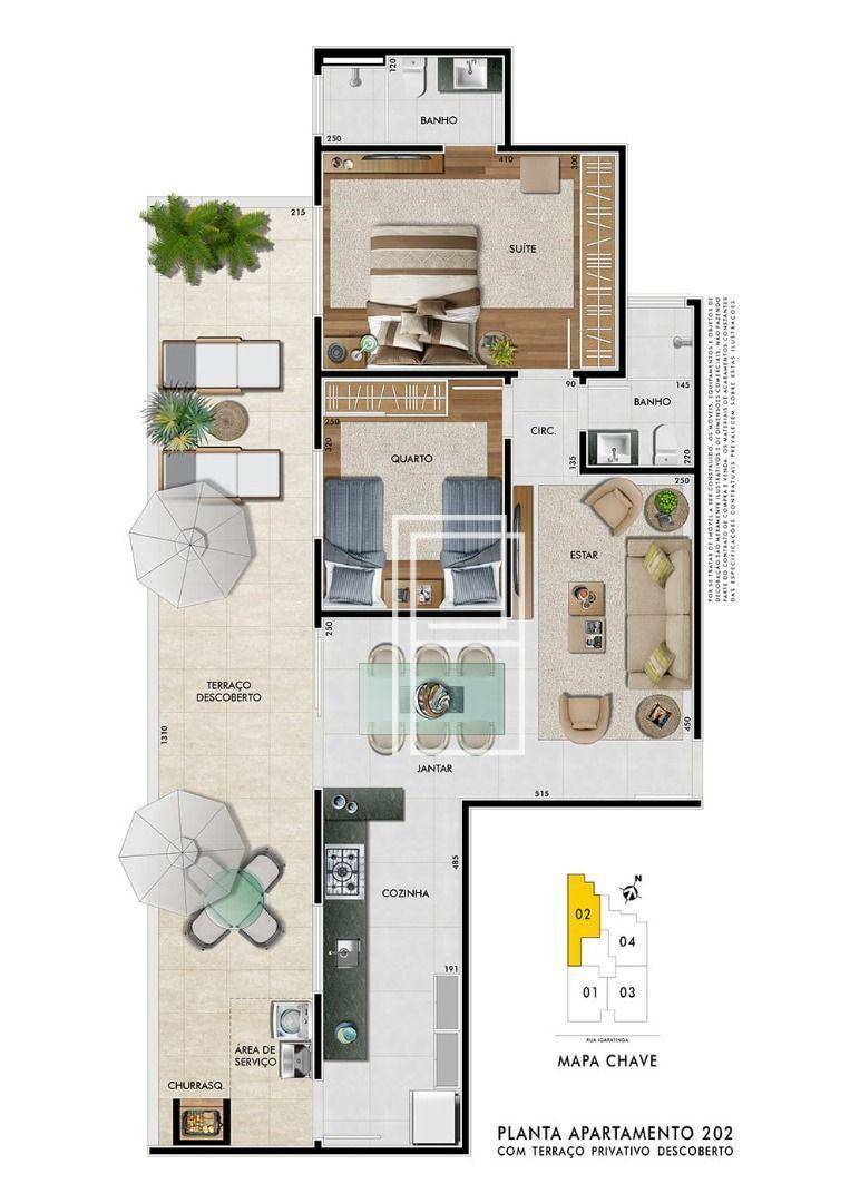 Apartamento à venda com 2 quartos, 80m² - Foto 13