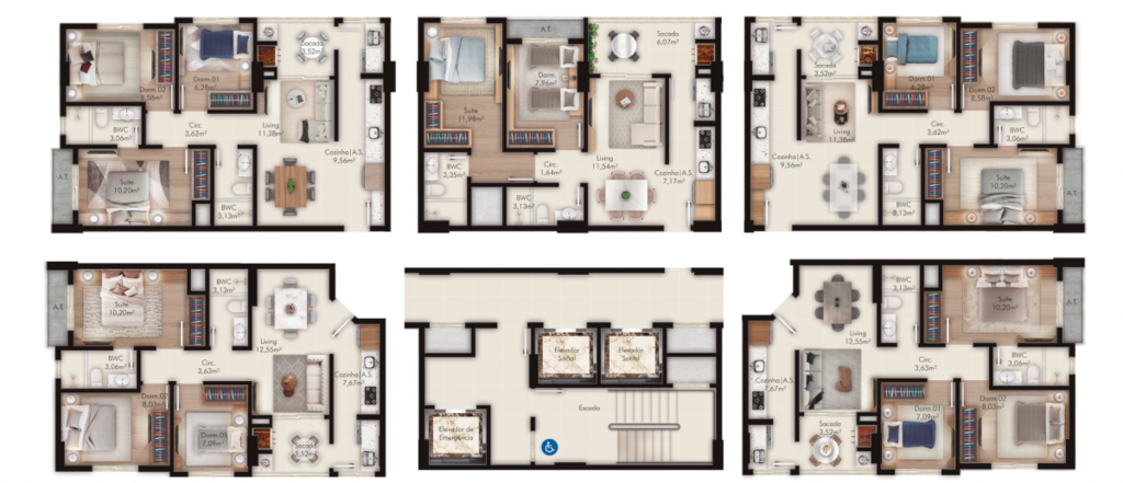 Apartamento à venda com 2 quartos, 67m² - Foto 24