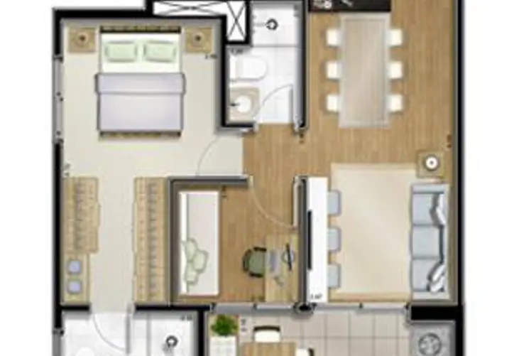 Apartamento à venda com 2 quartos, 58m² - Foto 9