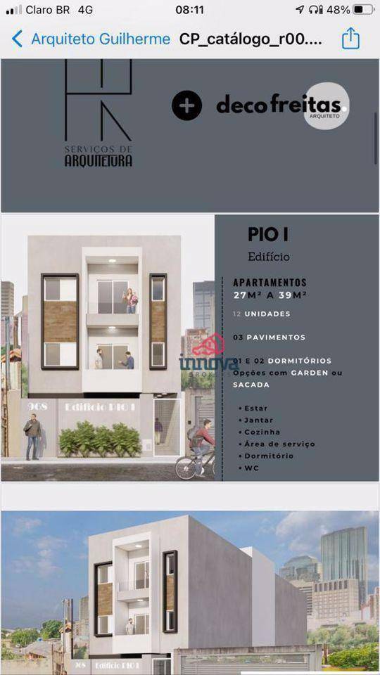 Apartamento à venda com 1 quarto, 27m² - Foto 19