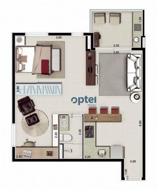 Apartamento à venda com 2 quartos, 54m² - Foto 14