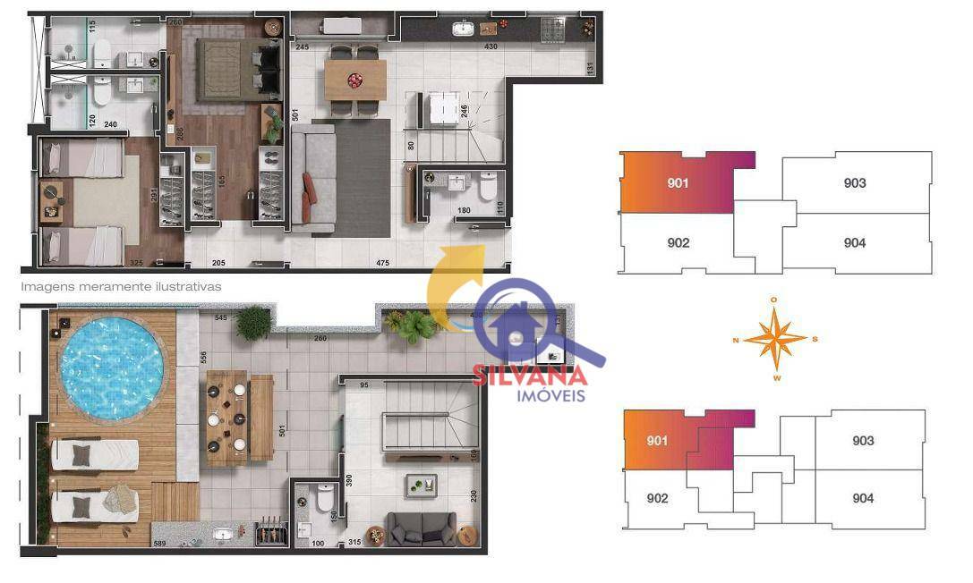 Apartamento à venda com 2 quartos, 84m² - Foto 10