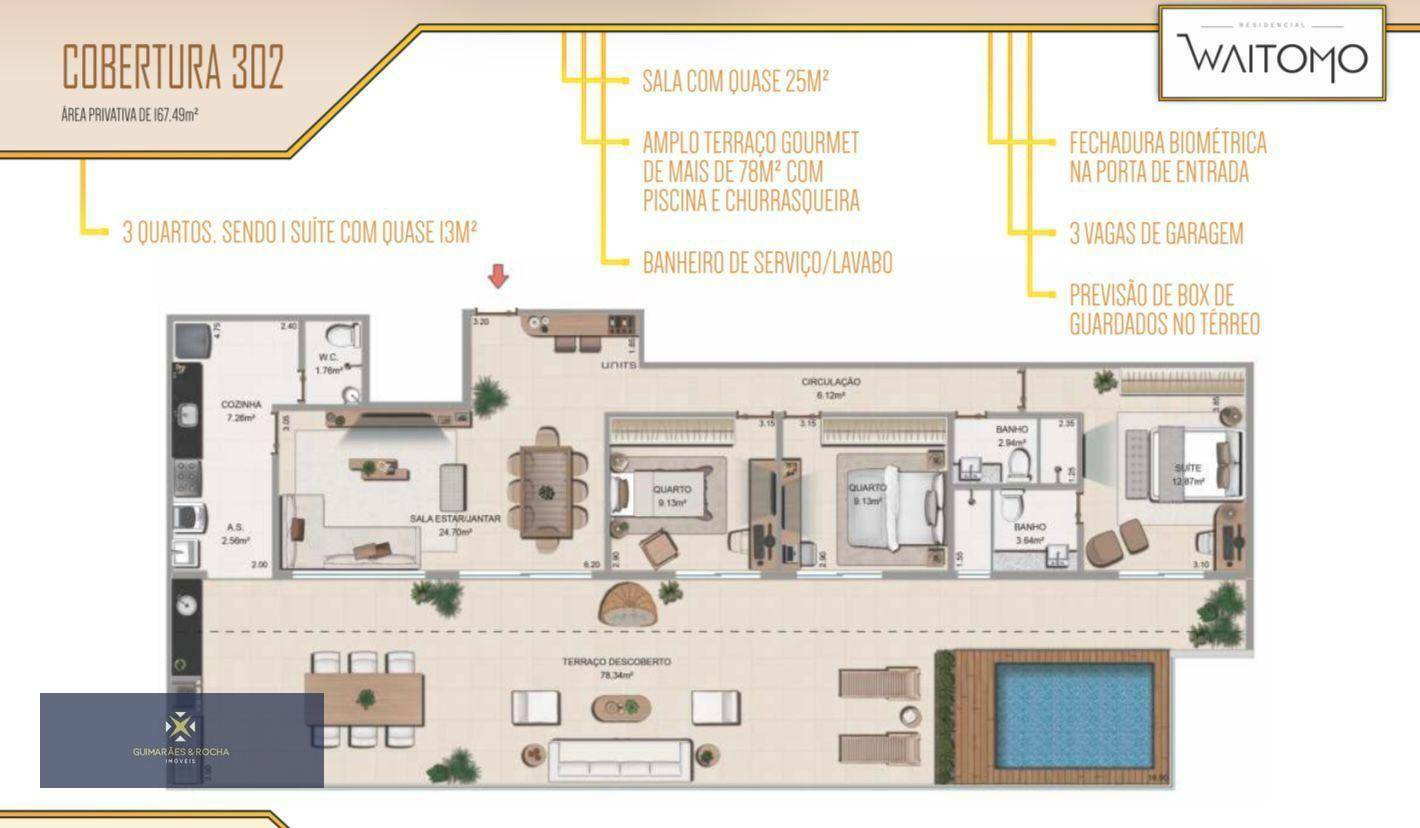 Apartamento à venda com 3 quartos, 100m² - Foto 4