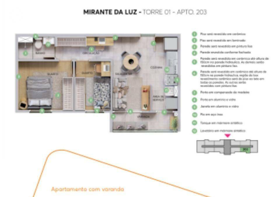 Apartamento à venda com 2 quartos, 35m² - Foto 10