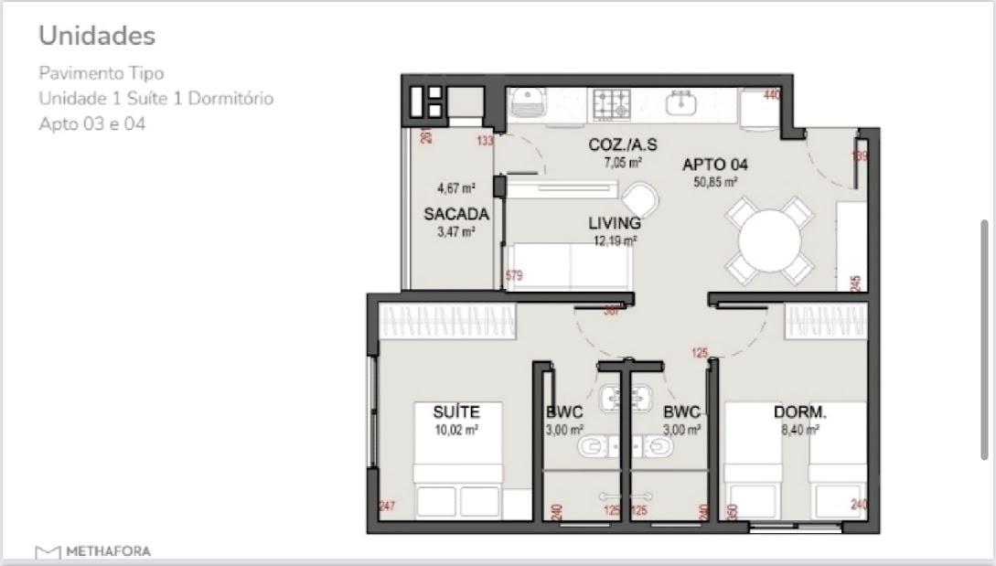 Apartamento à venda com 2 quartos, 52m² - Foto 4