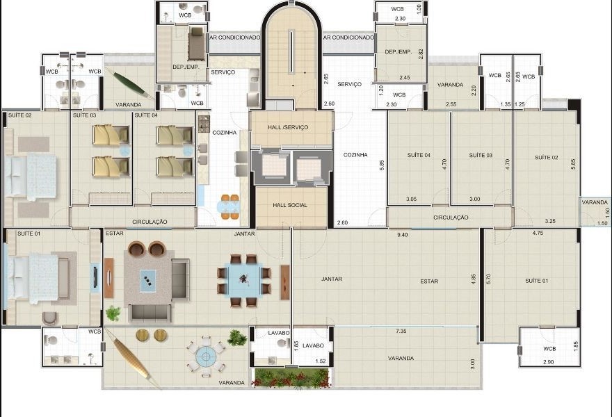 Apartamento à venda com 5 quartos, 230m² - Foto 30
