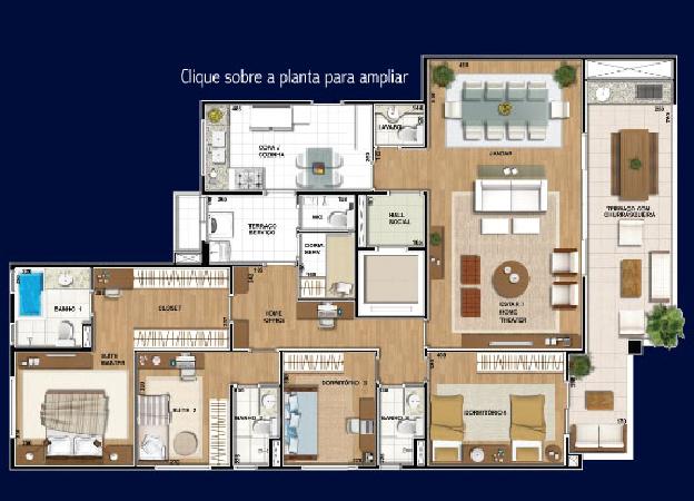 Apartamento à venda com 3 quartos, 185m² - Foto 19