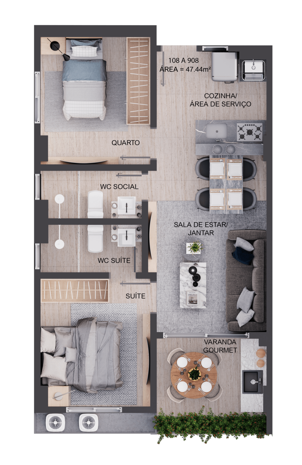 Apartamento à venda com 2 quartos, 5874m² - Foto 29