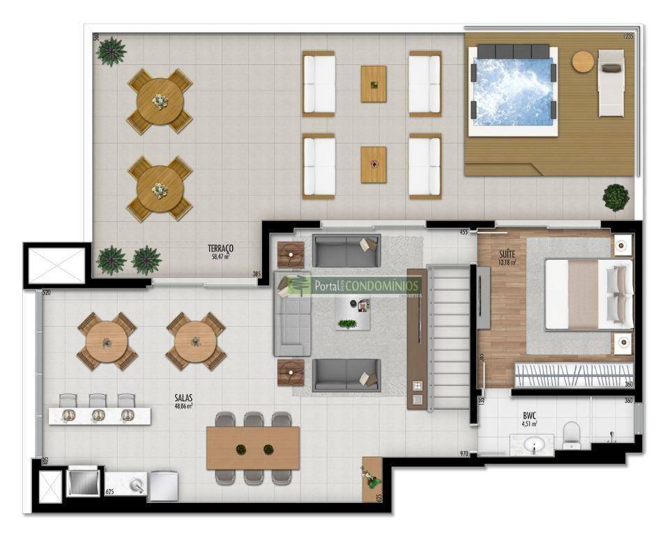 Apartamento à venda com 3 quartos, 216m² - Foto 14