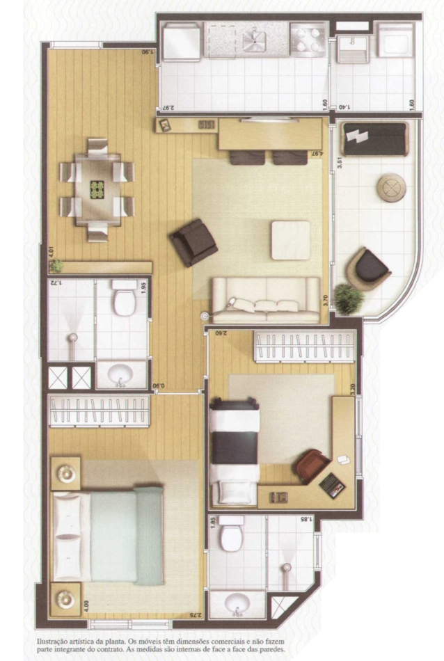 Apartamento à venda com 2 quartos, 65m² - Foto 9