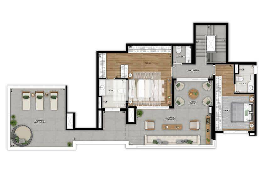 Cobertura à venda com 3 quartos, 252m² - Foto 2