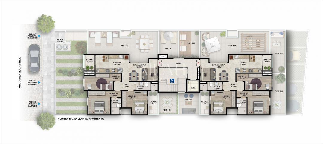 Apartamento à venda com 2 quartos, 75m² - Foto 6