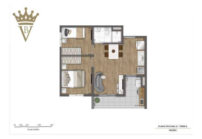 Apartamento à venda com 2 quartos, 41m² - Foto 26