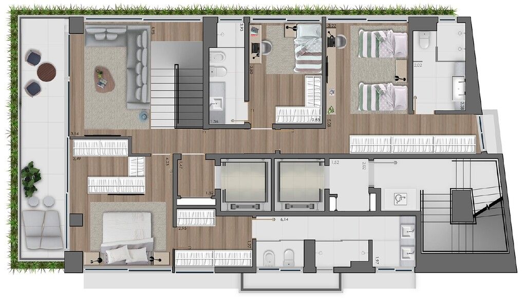 Apartamento à venda com 3 quartos, 464m² - Foto 5