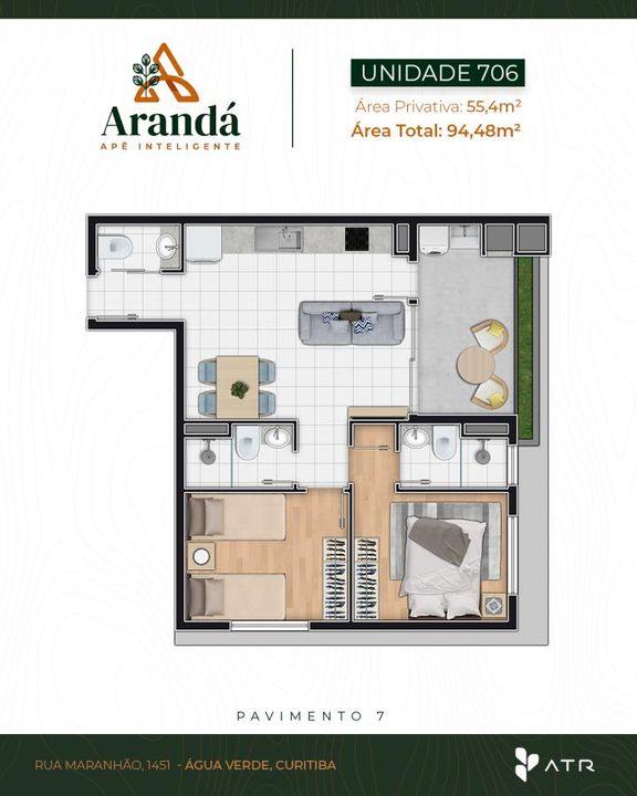 Apartamento à venda com 2 quartos, 155m² - Foto 21