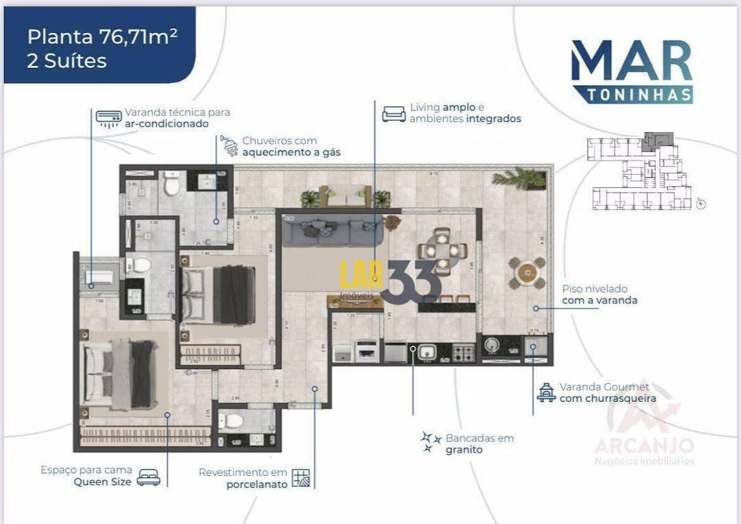 Apartamento à venda com 1 quarto, 50m² - Foto 5