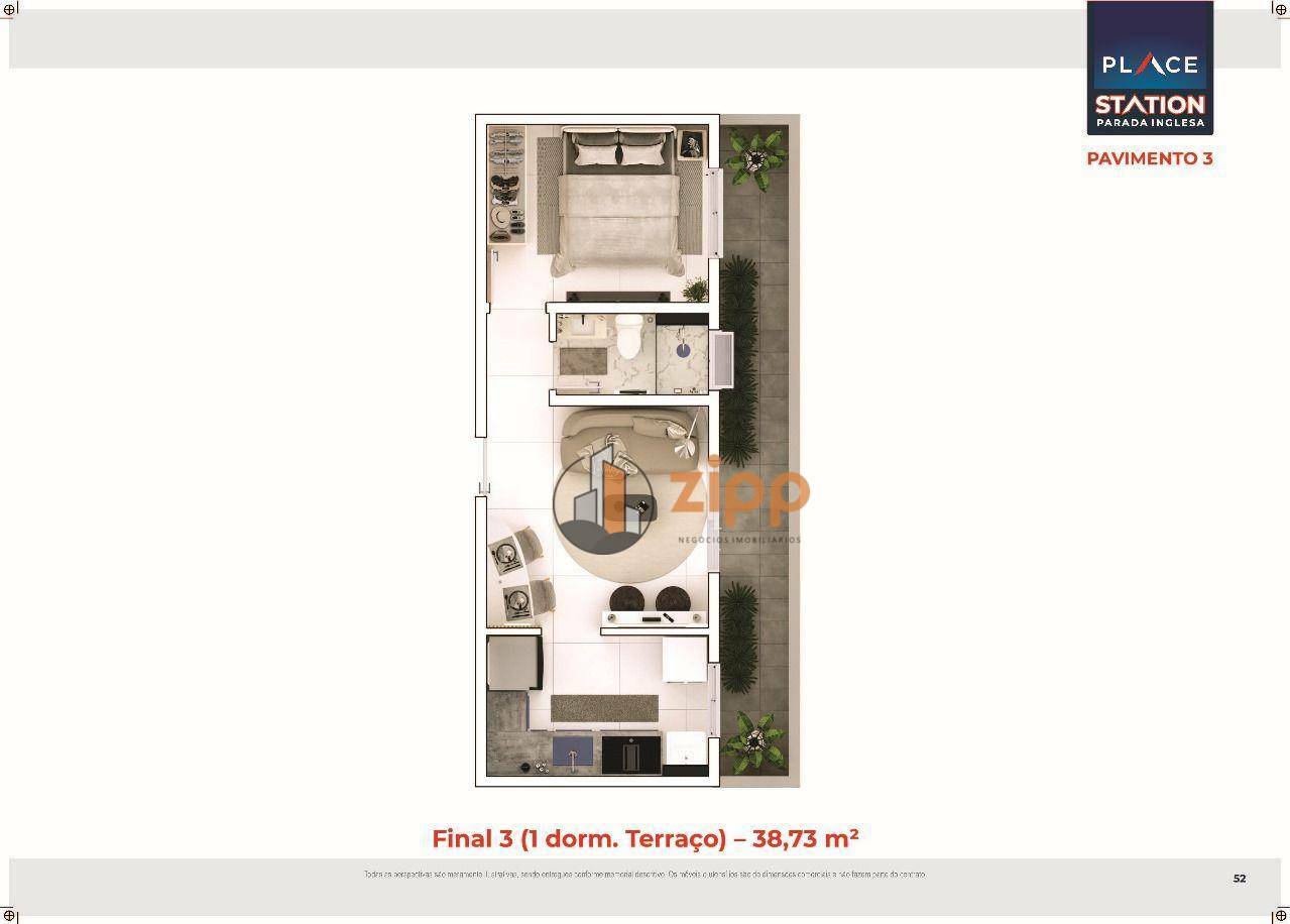 Apartamento à venda com 1 quarto, 29m² - Foto 4