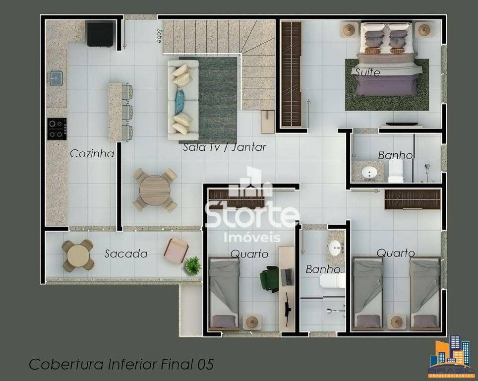 Apartamento à venda com 2 quartos, 54m² - Foto 18