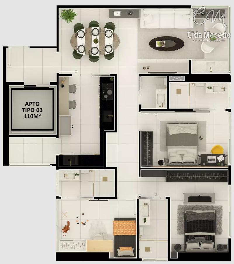 Apartamento à venda com 3 quartos, 143m² - Foto 18