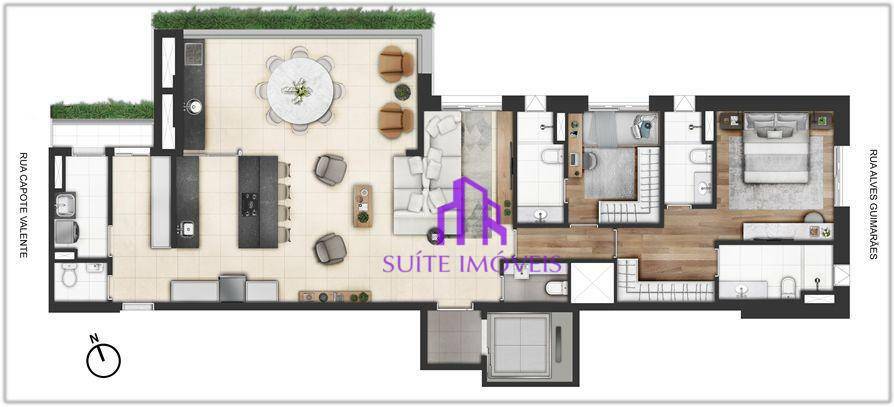 Apartamento à venda com 2 quartos, 127m² - Foto 36