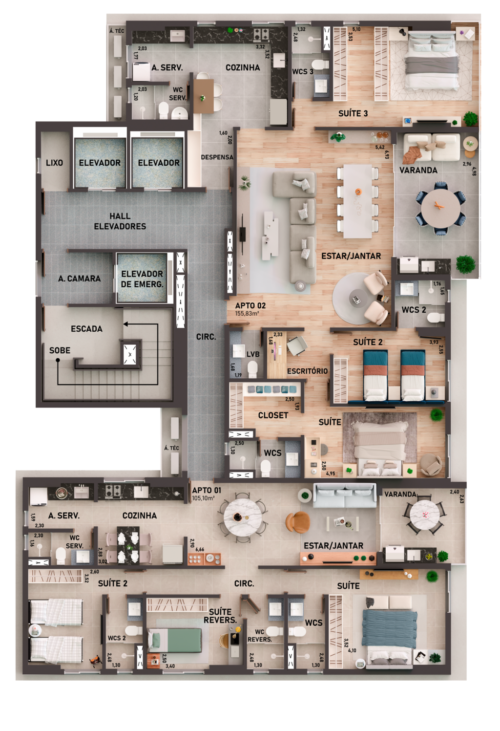 Apartamento à venda com 3 quartos, 1051m² - Foto 31