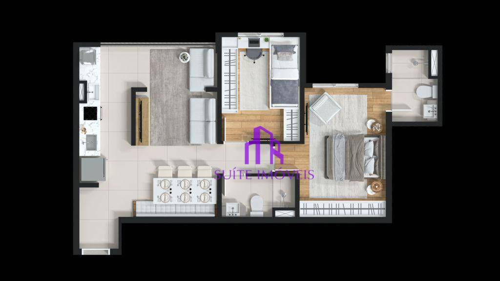 Apartamento à venda com 2 quartos, 57m² - Foto 38