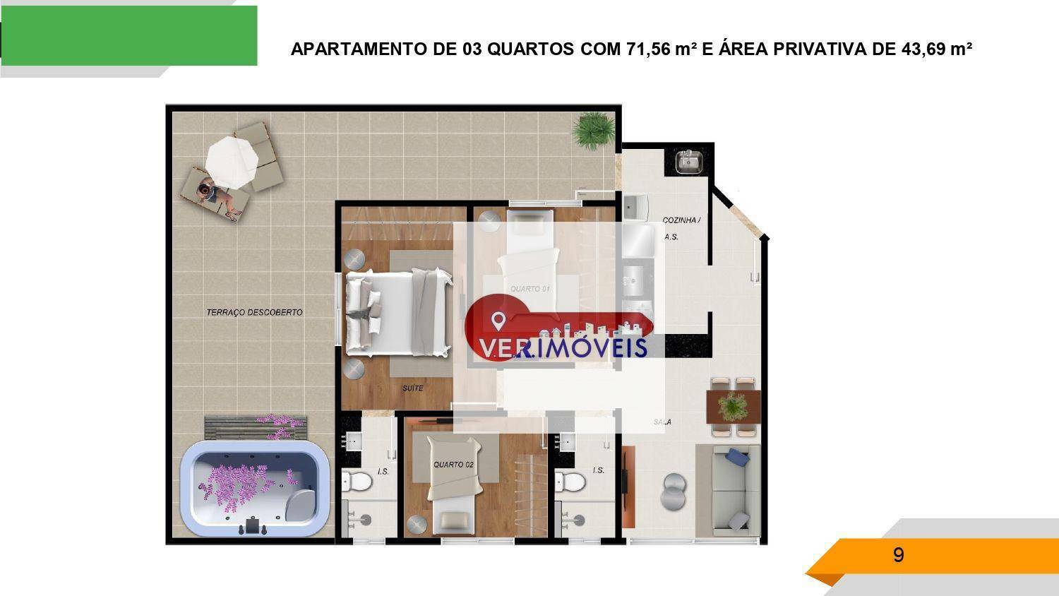 Apartamento à venda com 3 quartos, 105m² - Foto 13