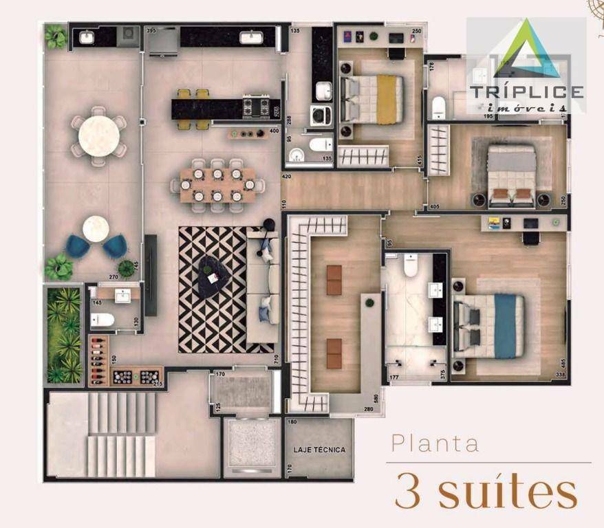 Apartamento à venda com 4 quartos, 267m² - Foto 14