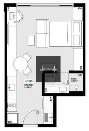 Apartamento à venda com 1 quarto, 35m² - Foto 2