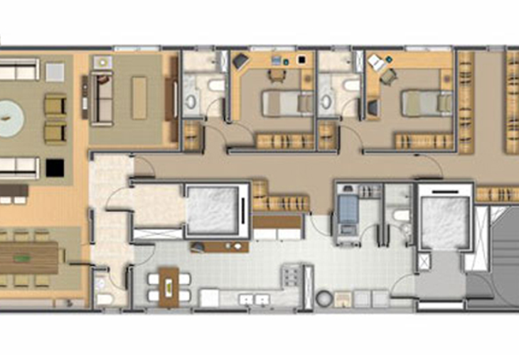 Apartamento à venda com 3 quartos, 222m² - Foto 15