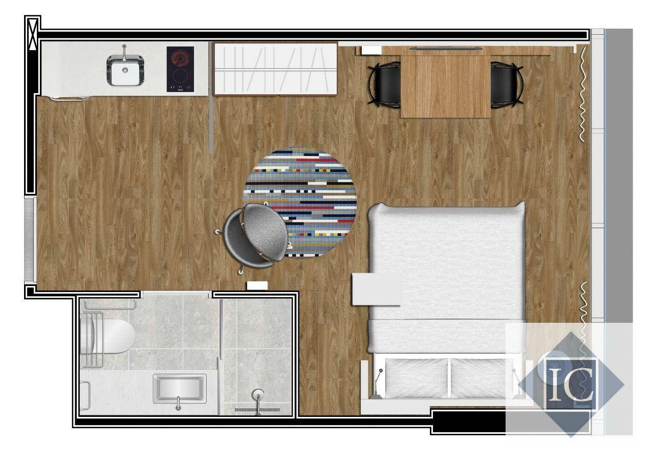 Kitnet e Studio à venda com 1 quarto, 27m² - Foto 37