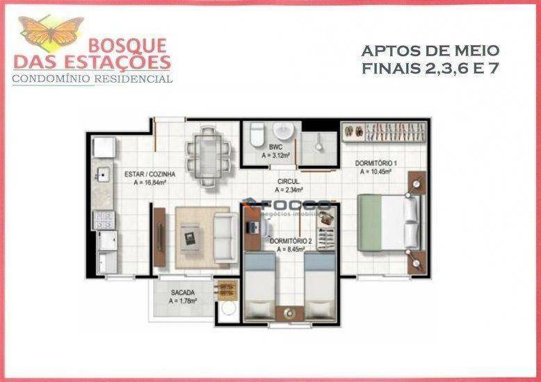 Apartamento à venda com 2 quartos, 51m² - Foto 12