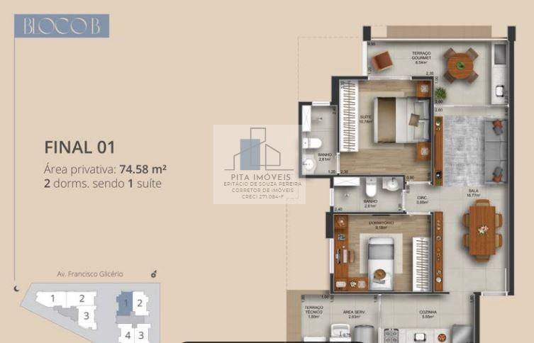 Apartamento à venda com 2 quartos, 86m² - Foto 32