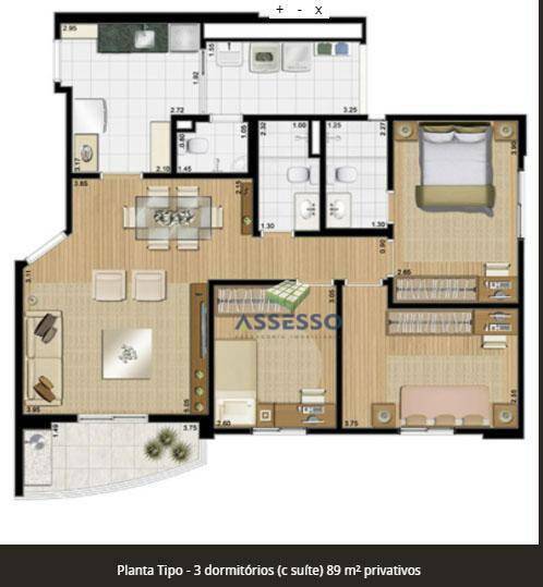 Apartamento para alugar com 3 quartos, 116m² - Foto 55