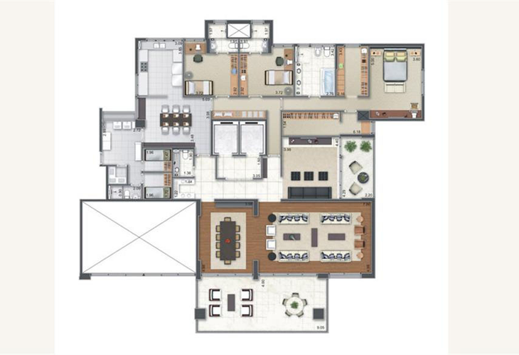 Apartamento à venda com 4 quartos, 332m² - Foto 9