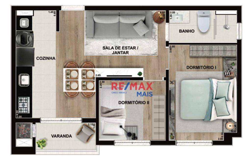 Apartamento à venda com 2 quartos, 57m² - Foto 33