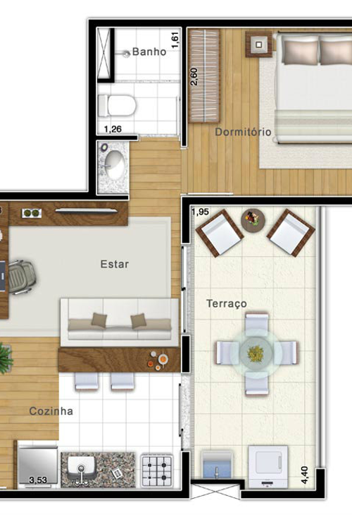 Apartamento à venda com 1 quarto, 38m² - Foto 17