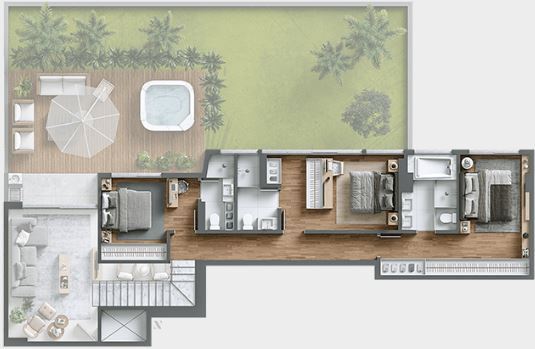 Apartamento à venda com 3 quartos, 173m² - Foto 27