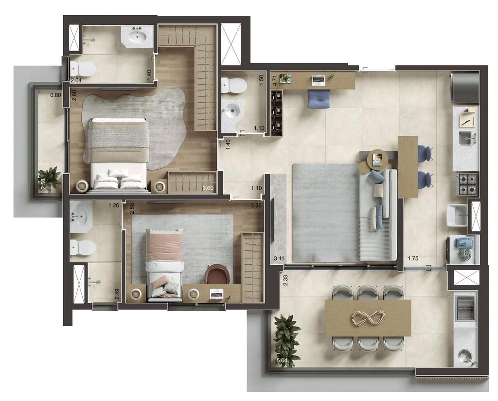 Apartamento à venda com 2 quartos, 76m² - Foto 22