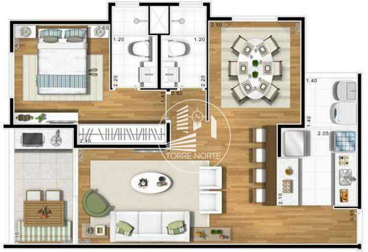 Apartamento à venda com 2 quartos, 63m² - Foto 24