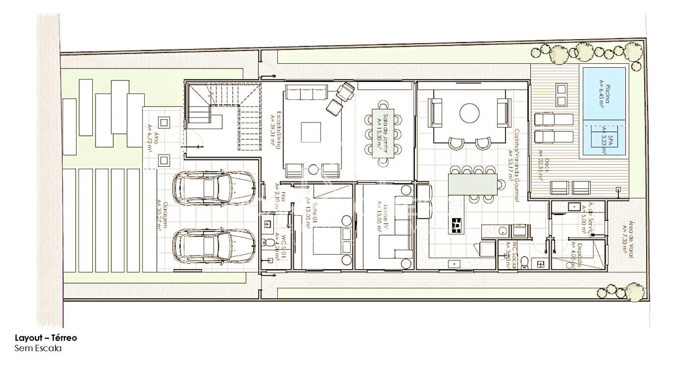 Casa de Condomínio à venda com 4 quartos, 394m² - Foto 23