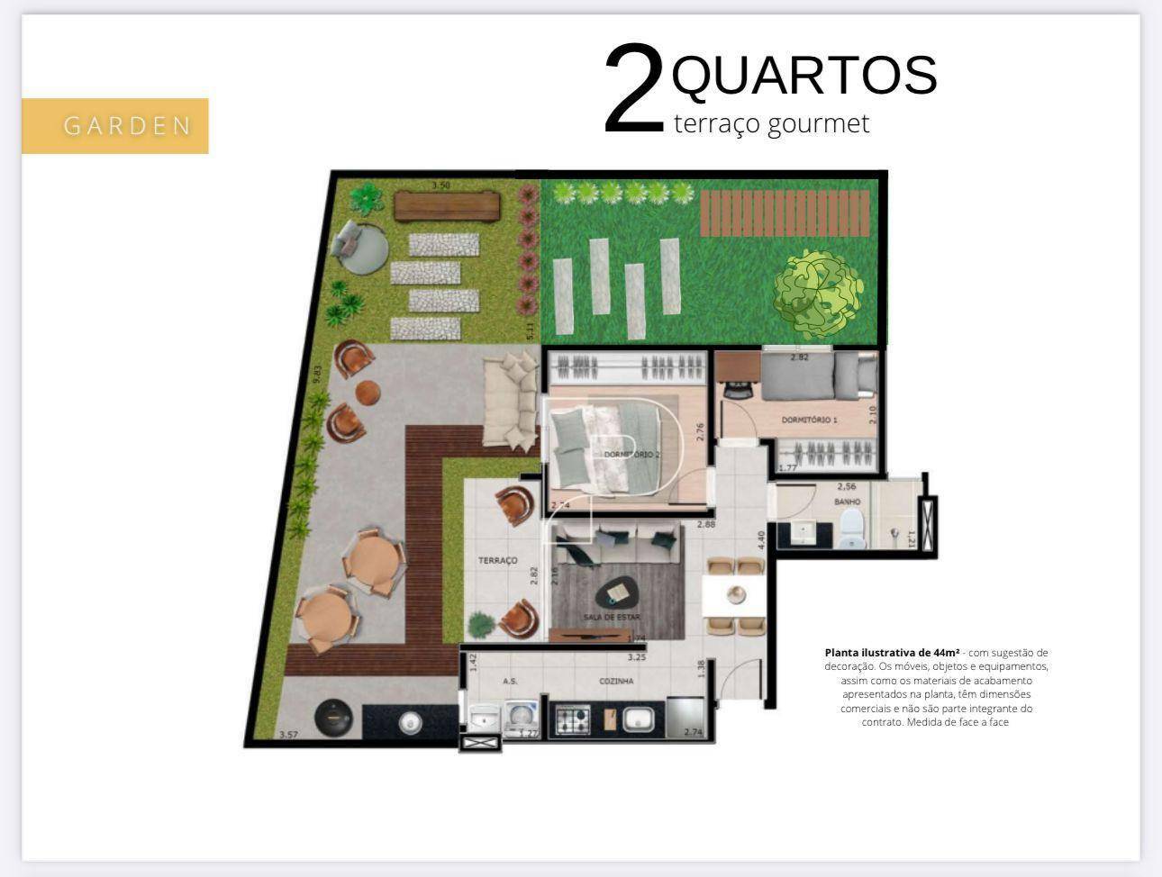 Apartamento à venda com 2 quartos, 45m² - Foto 14