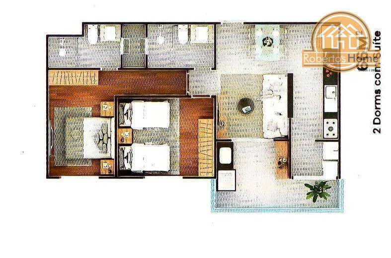 Apartamento à venda com 1 quarto, 48m² - Foto 52