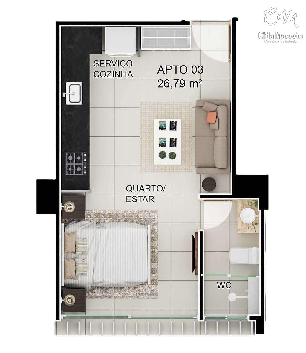 Apartamento à venda com 2 quartos, 47m² - Foto 15