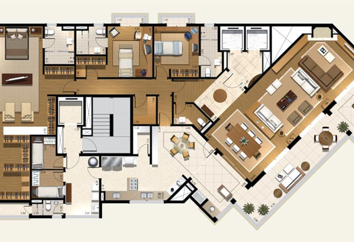 Apartamento à venda com 5 quartos, 351m² - Foto 9